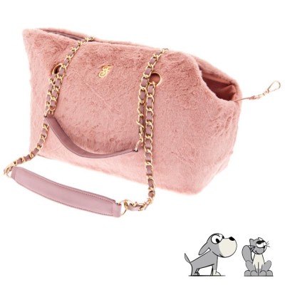 Borsa per Cani e Gatti Pet Bags Design Luxury Rose con Pochette e Custodia