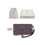 Borsa per Cani e Gatti Ferribiella Pet Bags Design Luxury Tweed Rose con Pochette