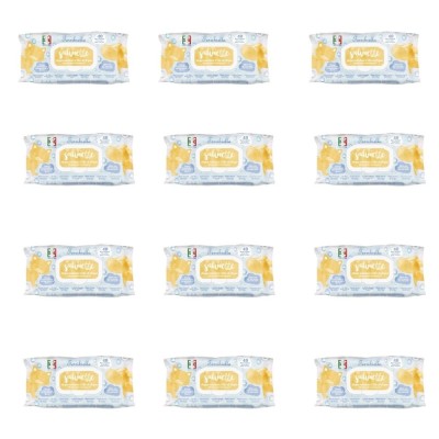 Multipack 12 Confezioni Salviette Acqua Micellare e Olio di Argan Per Cani e Gatti