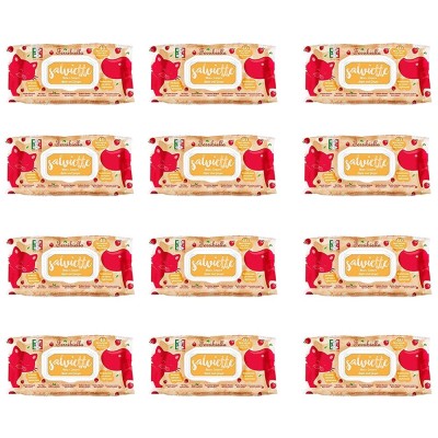 Multipack 12 Confezioni di Salviette Detergenti per la Pulizia Mela e Zenzero Per Cani e Gatti