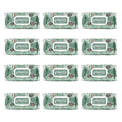 Multipack 12 Confezioni Salviette Per Cani e Gatti con Oli Essenziali Sgraditi agli Insetti Herbal