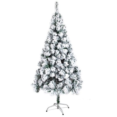 Albero di Natale Innevato Alto 180 cm Per Addobbare la casa Per il Natale