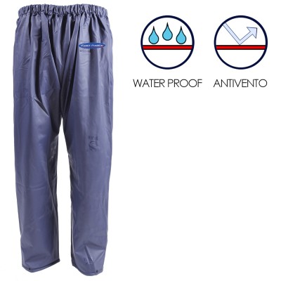 PANTALONE PVC GOMMATO TAGLIA XL IMPERMEABILE