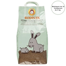 Multipack 10 pz di Lettiera Igienica Ecologica per Roditori e Rettili Rodisan