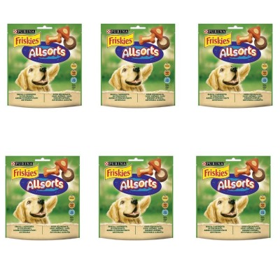 Purina Friskies Snack per Cani Allsorts Confezione da 6 Pezzi da 98 grammi