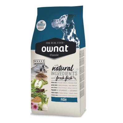 Ownat Crocchette per Cani Classic Fish Natural Confezione Da 20 Chilogrammi