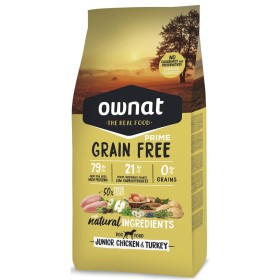 Ownat Crocchette per Cuccioli Grain Free Junior Pollo & Tacchino Confezione Da 14 Chilogrammi