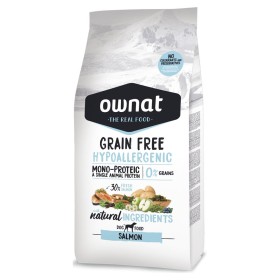 Ownat Crocchette per Cani Just Grain Free Hypoallergenic con Salmone Confezione Da 14 Chilogrammi