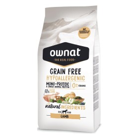 Ownat Crocchette per Cani Just Grain Free Hypoallergenic con Agnello Confezione Da 14 Chilogrammi