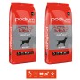 Multipack di 2 Confezioni da 15 Kg di Podium Crocchette per Cani Professional Active Meat Formula Alta Energia