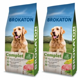 Multipack di 2 Confezioni da 20 Kg di Brokaton Crocchette per Cani Complet Adult Formula Speciale