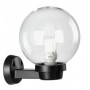 Applique con Sfera in Alto Globo colore Nero