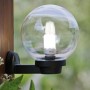 Applique con Sfera in Alto Globo colore Nero