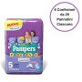 Pampers Progressi Pannolini 5 Junior 6 Confezioni + Sensitive Salviette