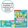 Pampers Baby Dry 6 Extralarge Pannolini 6 Confezioni + Baby Fresh Salviette