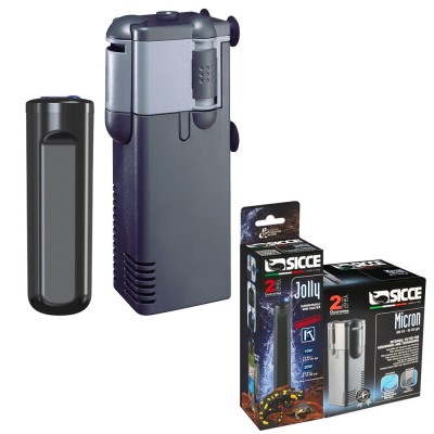 Multipack di Sicce con Riscaldatore Modello JOLLY da 20 a 40 Litri + Filtro Interno MICRON da 300 l/h