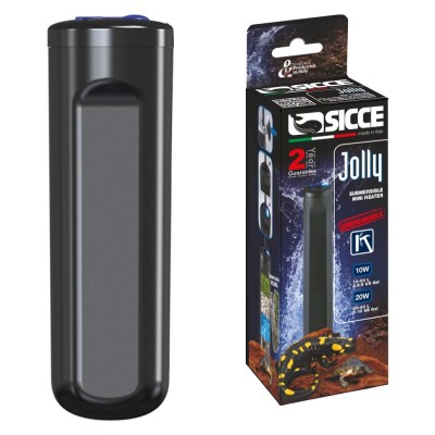Sicce Riscaldatore per Acquario e Tartarughiera Jolly 10 Watt