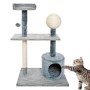 Tiragraffi per Gatto Mondo in Corda Juta Altezza 97 cm Design Fuss-Cat