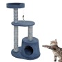Tiragraffi per Gatto Notte in Corda Sisal Natural Altezza 90 cm Fuss-Cat