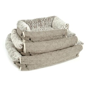 Multipack da 3 Cuccette per Cani Divano Soft Lunghezze 90-107-125 CM Colore Grigio