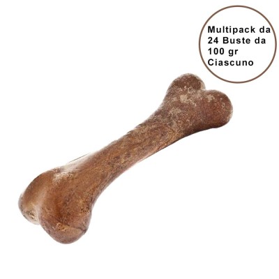 Snack per Cani Selvatico Salmone & Limone per Cani Taglia Large Confezione da 24 Buste