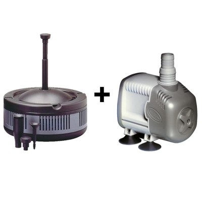 Sicce Filtro per Laghetto Ecopond 1.0 700 l/h + Pompa per Laghetto Syncra Silent 0.5 700 l/h