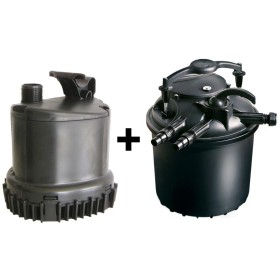 Multipack per Laghetto Filtro Green Reset 25 + Pompa per Laghetto Master DW 4.000