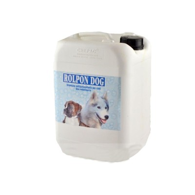 Shampoo Antiparassitario per Cani Tanica da 10 Litri ROLPON DOG