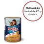 Multipack da 24 Barattoli di Miglior Gatto Bocconcini  Pate' con Pollo e Tacchino 405 Gr Ciascuno