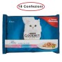 Purina Gourmet Perle Umido Gatto Piaceri Del Mare 10 Confezioni da 4 Buste da 85 Grammi