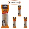 Vitakraft Osso per Cani Snack Chews 14 Cm 4 Confezioni da 90 Gr