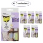 Raid Foglietti Antitarme Fresco Profumo Fiorito 6 Confezioni da 12 Foglietti Esche