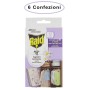Raid Foglietti Antitarme Fresco Profumo Fiorito 6 Confezioni da 12 Foglietti Esche
