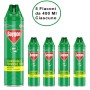Baygon Spray Insetticida per Formiche e Scarafaggi Plus 5 Flaconi da 400 Ml Ciascuno