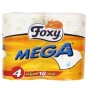 Foxy Carta Igienica Mega 2 Veli Decorata 6 Confezioni da 4 Maxi Rotoli Ciascuno