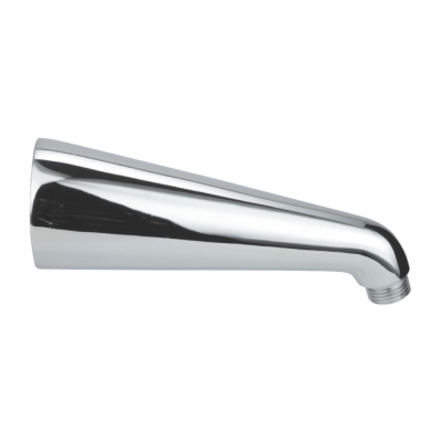 ISA Braccio Doccia Tondo Ottone Cromato cm 17 Attacco M 1/2 F 1/2 Alta Qualità