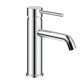 Rubinetto Lavabo Monocomando Jazz Ottone Montaggio Rapido Cromo Lucido e Piletta
