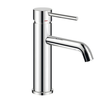 Rubinetto Lavabo Monocomando Jazz Ottone Montaggio Rapido Cromo Lucido e Piletta
