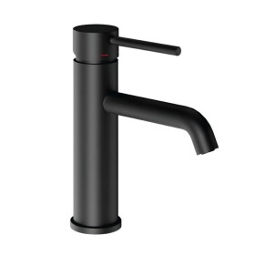 Rubinetto Lavabo Monocomando Jazz In Ottone Nero Opaco