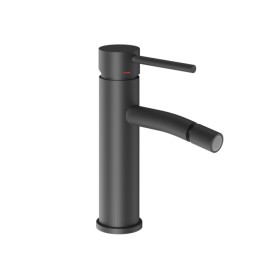Rubinetto Bidet Monocomando Jazz Ottone Nero Opaco Con Piletta