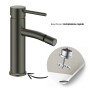 Rubinetto Bidet Monocomando Jazz In Ottone Antracite Elegante E Pratico