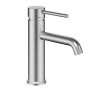 Rubinetto Lavabo Monocomando Jazz Ottone Montag Rapido Nickel Spazzolato Piletta