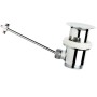 Rubinetto Miscelatore Bidet Cromato Daniel Pretty Completo Piletta Scarico