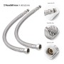 Rubinetto Lavabo Monocomando Jazz In Ottone Antracite Con Piletta