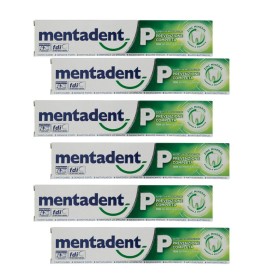 Dentifricio Mentadent P Prevenzione Completa Pezzi 6 Verde Tubo 75 Millilitri