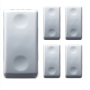 Deviatore Unipolare 16 Ampere Bianco System Gewiss GW20576 Pezzi 5