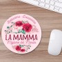 Tappetino Mouse La Mamma Migliore del Mondo Colore rosa 