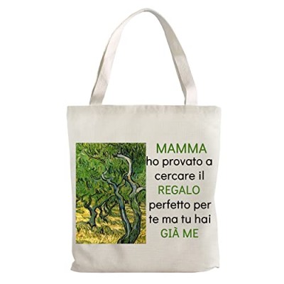  Borsa Tela Mamma Regalo Festa della Mamma 