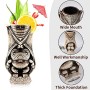 SuproBarware Set 4 Bicchieri da Cocktail Tiki in Ceramica Stile Tropicale 