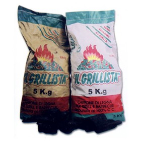 Carbonella Carbone Per Grill e Barbecue Di Legna Il Grillista Kg 5